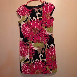 Signature by Robbie Bee Colorful Floral Sleeveless Dress 12
